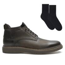 Kit Bota Democrata Garage Lock Masculina + Par de Meia