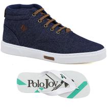 Kit Bota Sapatênis Polo Joy com Chinelo Polo Joy