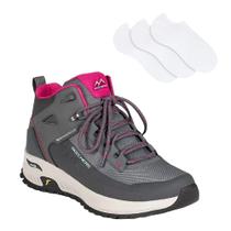 Kit Bota Skechers Arch-Fit Discover Feminina + 3 Pares de Meias