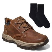 Kit Bota Skechers Knowlson Ramhurst Masculina + Par de Meia