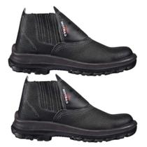 KIT Bota Trabalho com Bico de Aço-Proteção Máxima