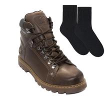 Kit Bota West Coast Worker Classic Masculina + Par de Meia