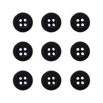 Kit Botão 11mm Com 4 Furos - 50 Unidades- Camisa Social Cor:Branco Kit Botão 11mm Com 4 Furos - 50 Unidades- Camisa Social Cor:Branco