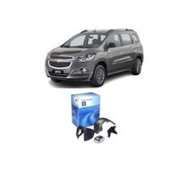 Kit botão da alavanca de cambio automatico (cinza e prata) spin gm 52113277