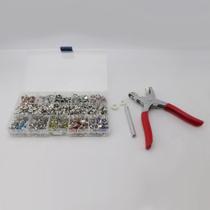 Kit Botão de Metal mais Alicate - artmak