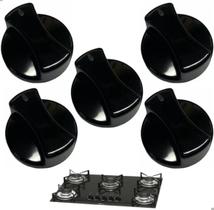 Kit Botão Manipulador Horizontal Cooktop Fischer 5 Bocas Original
