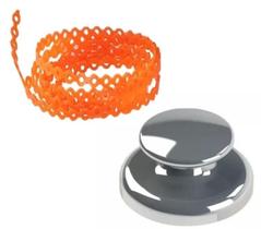 Kit Botão Metálico Colorido P/ Desencravar Unhas Podologia