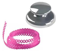 Kit Botão P/ Desencravar Unhas Pink Órtese Podologia