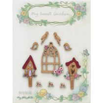 Kit Botão Patch Birds - 10 Unidades Kit Botão Patch Birds - 10 Unidades