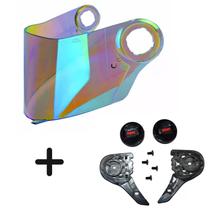 Kit Botão + Viseira Camaleão Capacete Ls2 Ff358 Light Kit Botão + Viseira Camaleão Capacete Ls2 Ff358 Light