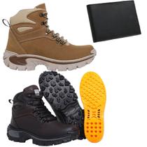 Kit Botas Masculina Coturnos Lançamento Couro Legitimo Cat Store
