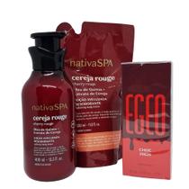 Kit Boticário Egeo Choc+Hidratante Spa Orquidea Lumière+Quem disse Berenice Mascara