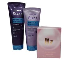 Kit Boticário Floratta Red Blossom +Eudora Siage Loiro Expert Shampoo +Condicionador