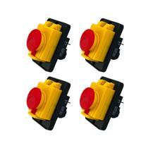 Kit Botoeiras Eletromagnética Liga/Desliga 16A 220V YH02-A Kit Botoeiras Eletromagnética Liga/Desliga 16A 220V YH02-A