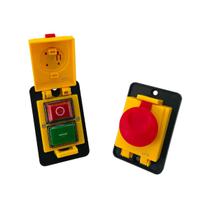 Kit Botoeiras Eletromagnética Liga/Desliga 16A 250V YH02-A Kit Botoeiras Eletromagnética Liga/Desliga 16A 250V YH02-A