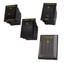 Kit Botões 6v Ou 12v