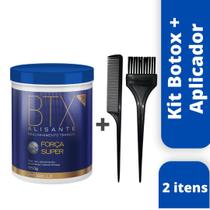Kit Botox Força Super 950G + Pincel e Pente Aplicador - Bellesa