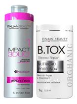 Kit Botox Profissional Nutrição Capilar Alisamento S/ Formol