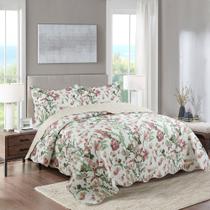 Kit bouti colcha/cobre leito casal padrão shabby chic 3 pcs Kit bouti colcha/cobre leito casal padrão shabby chic 3 pcs
