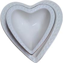 Kit bowl coração decor 16x15 11x10 - haifa premium
