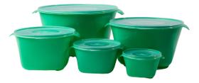 Kit Bowl Plástico Acquamar Rubi 5 Peças