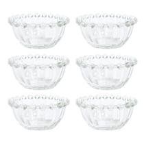 Kit Bowl Tigela de Vidro 6un 150ml p/ Sobremesa Dumiat