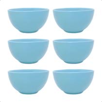 Kit Bowl Tigelas 6un Caldos Sobremesa Sopas 350ml Porcelana