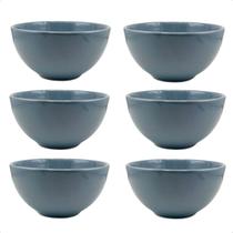 Kit Bowl Tigelas 6un Caldos Sobremesa Sopas 350ml Porcelana - Alleanza Cerâmica