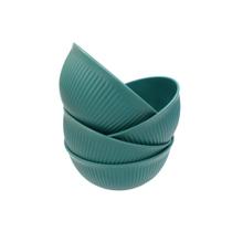 Kit Bowls com 4 Unid Plástico 380ml 2443538 Verde - Quanhe Kit Bowls com 4 Unid Plástico 380ml 2443538 Verde - Quanhe