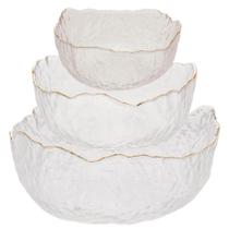 Kit Bowls Martelados Taj (3 Peças)