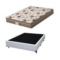 Kit Box Casal e Colchão Style Molas Ensacadas Probel Branco Kit Box Casal e Colchão Style Molas Ensacadas Probel Branco