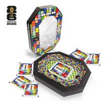 Kit box copa do mundo 2026 mini estadio e 30 envelopes Kit box copa do mundo 2026 mini estadio e 30 envelopes
