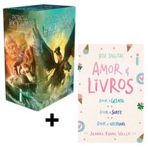 Kit Box Percy Jackson e os Olimpianos + Box Amor e Livros
