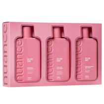 Kit Box Shampoo Condicionador Máscara Glow Day Nuance