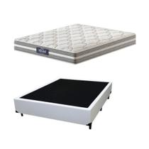 Kit Box Viúva e Colchão Vegas Molas Ensacadas Probel Branco