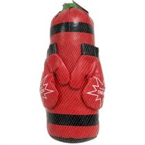Kit Boxe Infantil Com Luvas Go Play Vermelha 14x44cm acima de 3 Anos Multikids - BR1208 Kit Boxe Infantil Com Luvas Go Play Vermelha 14x44cm acima de 3 Anos Multikids - BR1208