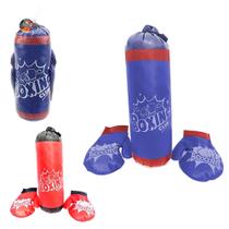 Kit Boxe Infantil com Saco Pancada + Par Luvas - Art Brink Kit Boxe Infantil com Saco Pancada + Par Luvas - Art Brink