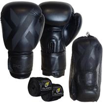 Kit Boxe Muay Thai Kickboxing Luva + Bandagem Olimpo - Olimpo Esportes