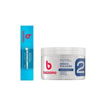 Kit Bozzano Creme Barbear Hidratação+Gel Fixador Incolor