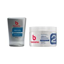 Kit Bozzano Gel Fixador Incolor+Gel Pos Barba Hidratação