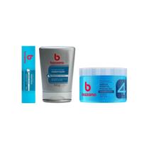 Kit Bozzano Hidratação Cr+Gel Barbear+Gel Fixador ul