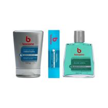 Kit Bozzano Hidratação Creme Barbear+Gel E Loção Pos Barba