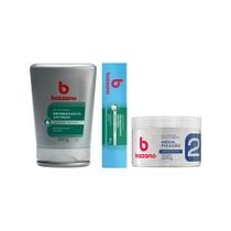 Kit Bozzano Refrescante Cr Barbear+Gel Pos Barba+Gel Fix Inc