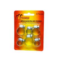 Kit Braçadeira De Ferro Com 24 Peças 3x8 A 14x27mm