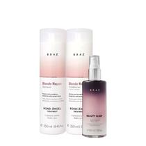 Kit Braé Blond Repair Shampoo Condicionador e Beauty Sleep (3 produtos)