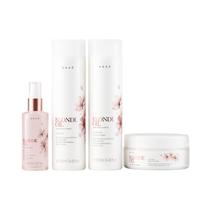 Kit Braé Blonde Oil By Ana Paula Siebert - Shampoo 250ml + Condicionador 250ml + Máscara 200g + Óleo 60ml Kit Braé Blonde Oil By Ana Paula Siebert - Shampoo 250ml + Condicionador 250ml + Máscara 200g + Óleo 60ml