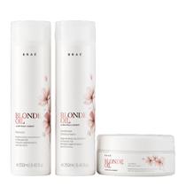 Kit Braé Blonde Oil Shampoo Condicionador e Máscara Kit Braé Blonde Oil Shampoo Condicionador e Máscara