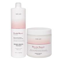 Kit Braé Blonde Repair Shampoo 1000ml e Mask 500ml