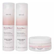 Kit Braé Blonde Repair Trio Shampoo E Cond 250ml + Masc 200g