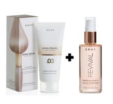 Kit Braé Bond Angel Fortificante 100g+Oil Gorgeous Shine Revival Braé 60ml